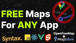 FREE maps for any app  replace Google maps TODAY [upl. by Hersch866]