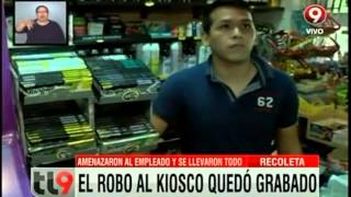 El robo al kiosco quedó grabado [upl. by Howey580]