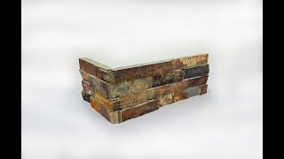 Terracotta Ledgestone Corner video [upl. by Aleahs]