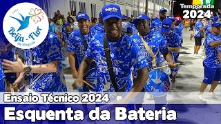 BeijaFlor 2024  Esquenta da bateria  Ensaio Técnico  Samba ao vivo  ET24 [upl. by Ahseenyt]