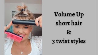 How to style short hair  3 ways to twist  SALIRASA [upl. by Kered940]