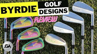 Byrdie Golf Designs Golf Clubs Review  MB amp CB Iron Set and Wedge [upl. by Rusell662]