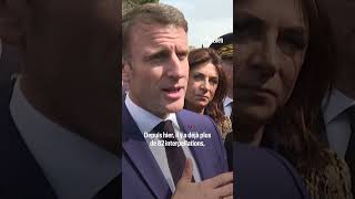 Opération place nette XXL à Marseille  « 82 interpellations et 63 gardes à vue » annonce Macron [upl. by Suhpesoj232]