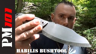 Habilis Bushtool Proven Survival Bushcraft Knife  Preparedmind101 [upl. by Yllas636]