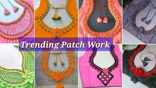 2024💞 patch work blouse designs  blouse designs new model  blauj dizain cutting [upl. by Andert]