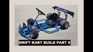 Battle Aero Drift Kart Build Part 6  Wing Install by Rebel Drifter [upl. by Anina]