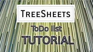 TreeSheets todo list Hands On Tutorial [upl. by Yvi451]