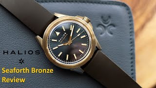 HALIOS Knows How To Make A Bronze Diver The Blue  Bronze Seaforth Review [upl. by Wiseman804]