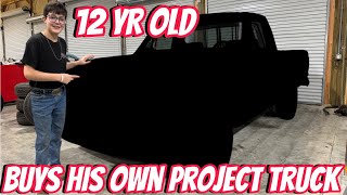 12 Year Old Buys His Own Project Truck [upl. by Noswad598]