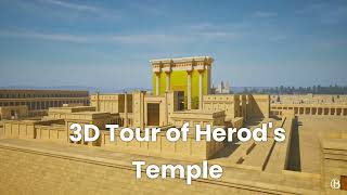 Take a 3D Tour of Herods Temple bible jesus gospel [upl. by Aelc]