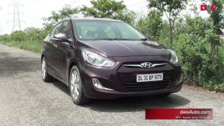 Hyundai Verna petrol 1 6 SX O road test video review [upl. by Ecirad102]