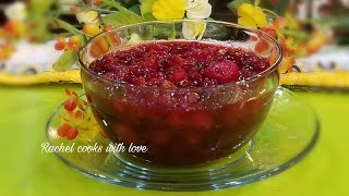 My Homemade Cranberry Sauce  Pineapple Honey Golden Raisins ❤ [upl. by Erbma]