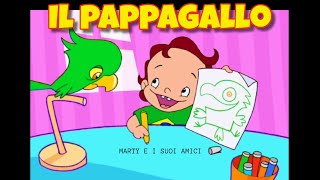 IL PAPPAGALLO  Marty e i suoi amici  Canzoni Per Bambini [upl. by Phillipp]