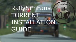 RallySimFans RBR Installation amp RSF Launcher quick guide [upl. by Kernan]