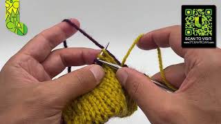 RightLeaning Single Decrease in DoubleKnitting A Sockmatician Tutorial [upl. by Humble305]