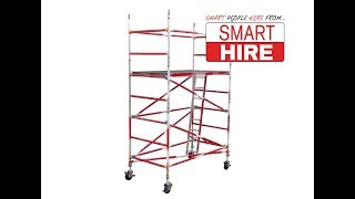 How to erect a mobile scaffold [upl. by Ylas]