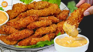 Ramzan Special Crispy Chicken Strips RecipeMake and Freeze Ramadan Recipes 2024New Iftar Recipes [upl. by Akinihs702]