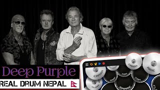 Highway Song  Deep Purple  Covered by Real Drum Nepal 🇳🇵 [upl. by Bechler]