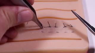 Horizontal Mattress Suture Technique [upl. by Artema]