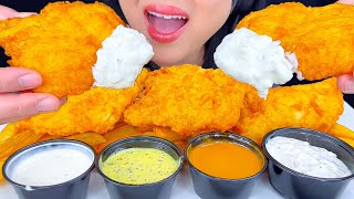 ASMR FRIED FISH AND CHIPS  EATING SOUNDS  MUKBANG  ASMR Phan [upl. by Haroun]