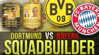 Fifa 14  Bayern Munich Dortmund  17 Million Coin Squad Builder Inform Lewandowski Ribery [upl. by Kendre]