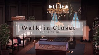 WALKIN CLOSET  how to use NEW PARTITIONS and PILLARS  Speed Build  Animal Crossing New Horizons [upl. by Giarc540]