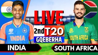 India vs South Africa 2nd T20  Live Cricket Match Today  IND vs SA Live Match Today  Innings 2 [upl. by Nolham]