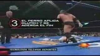 Mistico vs Hijo del Perro Aguayo Mano a mano 1 [upl. by Belanger805]