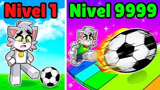 Pateo el BALON 1531312 Metros para ser DIOS en ROBLOX ⚽🤯 [upl. by Hatti]