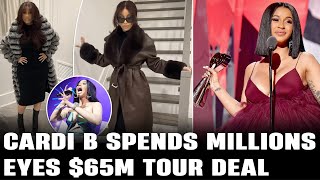 Cardi B Spends Millions Monthly and Eyes 65M Tour Deal [upl. by Enasus270]