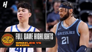 Memphis Grizzlies vs Philadelphia 76ers  Full Game Highlights  2023 Salt Lake City Summer League [upl. by Eugen604]