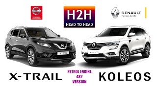 H2H 96 Renault KOLEOS vs Nissan XTRAIL [upl. by Willetta]