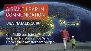 Dies Natalis 2018 Vrije Universiteit Amsterdam [upl. by Atyekram]