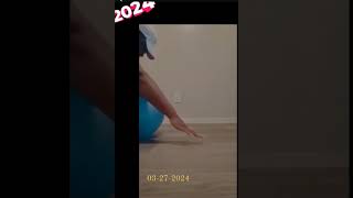 03272024 Exercise Ball 8 Minutes Home Workouts [upl. by Remoh954]