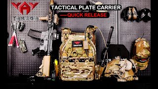 YAKEDA Quick Release Military Tactical Outdoor Vest For Men Review [upl. by Otrepur]