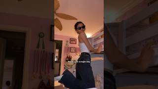 Dressing up as celebrities Bella Hadid shorts bellahadid grwm gdwm ootd outfit [upl. by Agamemnon543]