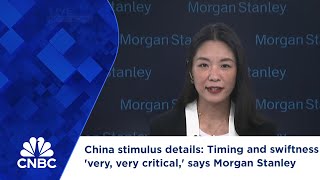 China stimulus details Timing and swiftness very very critical says Morgan Stanley [upl. by Anil]