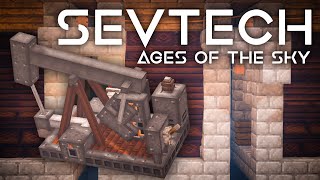 SevTech Ages of the Sky Ep 23 We are OIL Rich [upl. by Harte]