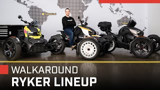 Discover the new 2022 CanAm Ryker Lineup – Walkaround [upl. by Derfnam]