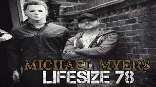 LIFESIZE MICHAEL MYERS FIGURE UPDATED WITH BIGMAC COVERALLS [upl. by Eylsel]