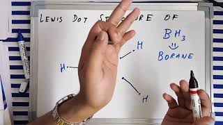 Lewis dot structure and hybridisation of BH3  Borane lewis structure and hybridization  JEE  NEET [upl. by Jenelle]