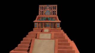 Maya3Dcom  Palenque  Temple of the Foliated Cross [upl. by Sophi]