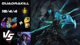 BOTTOM Kalista vs KaiSa QUADRAKILL  EU Challenger Patch 1421 [upl. by Dralliw647]