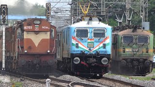 Melodious HORNS  MUSICAL TRACK SOUNDS  Powerful Diesel vs Electric TRAINS  Indian Railways [upl. by Nedloh522]