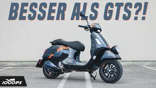 Die SportVersion der Vespa GTS im Test  Vespa GTV 300 Test 2024 [upl. by Nnaxor]