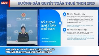 QTT TNCN 2024 MỚI NHẤT 🔥 FULL VIDEO TỔNG CỤC THUẾ TẬP HUẤN QUYẾT TOÁN THUẾ TNCN 14032024 [upl. by Prakash]