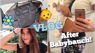 VLOG  9 Wochen AFTER BABYBODY 😱 Wickeltasche packen  MAMAALTAG  Melodie [upl. by Ydnab]