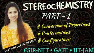 Stereochemistry with Tricks Part1conversion of projections\ conformations\ configurations [upl. by Nishi859]