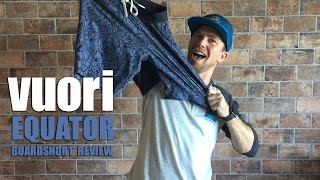 Vuori Equator Boardshort  Product Review [upl. by Mayworm542]