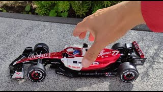 F1 Alfa Romeo c42 Valteri Bottas 118 scale metal model Solido UNBOXING diecast model f1 [upl. by Ellen215]